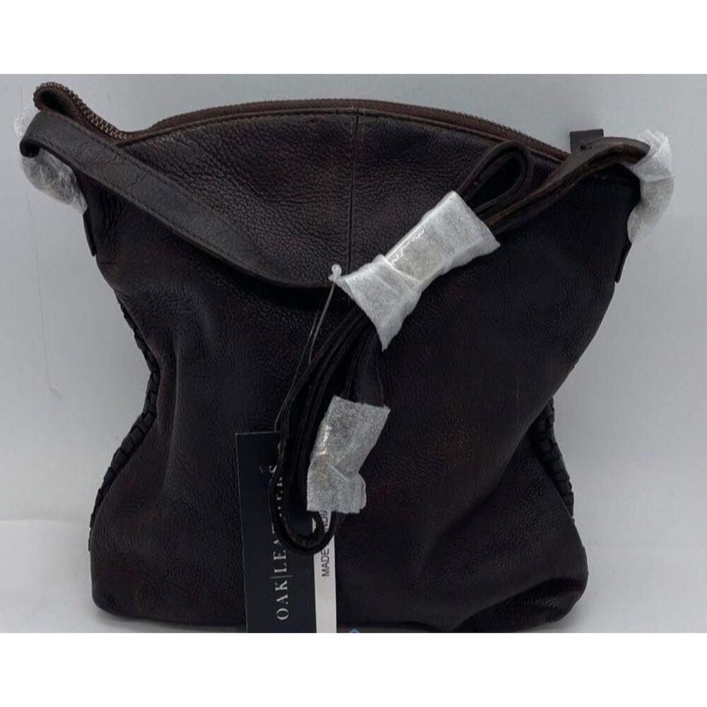 OAK LEATHER S NWT HANDCRAFTED LEATHER CROSSBODY BAG
